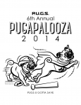 2014 Pugapalooza T-shirt